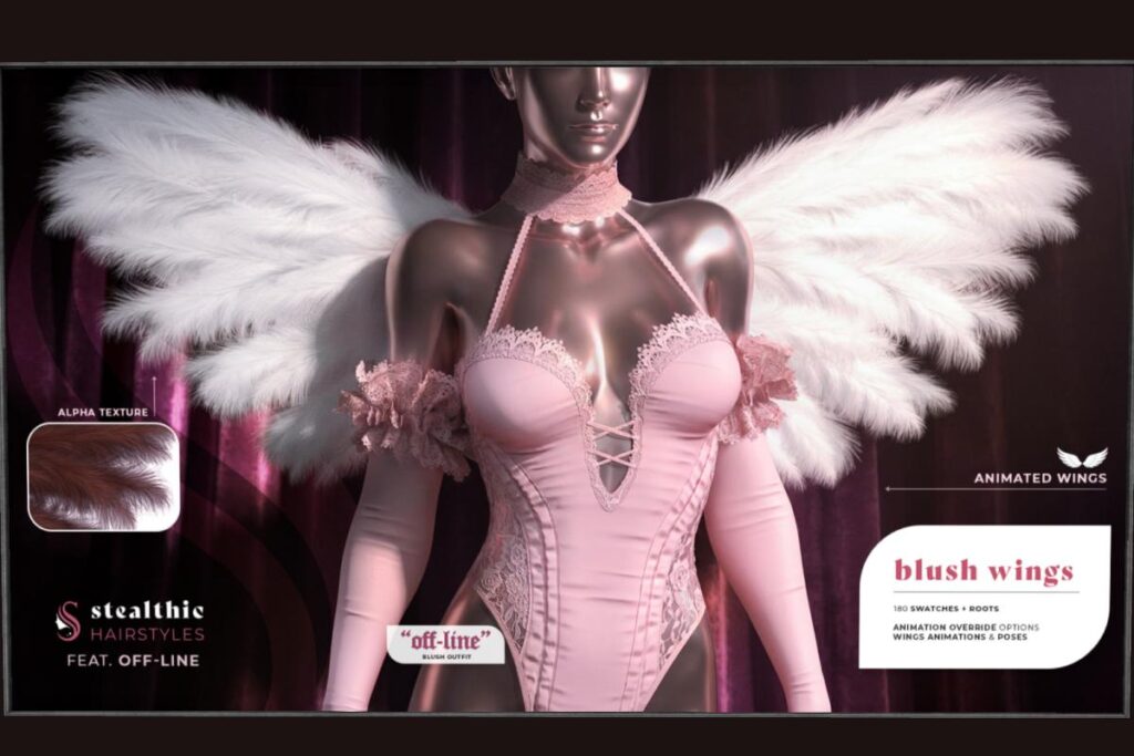 Blush Wings, L$399