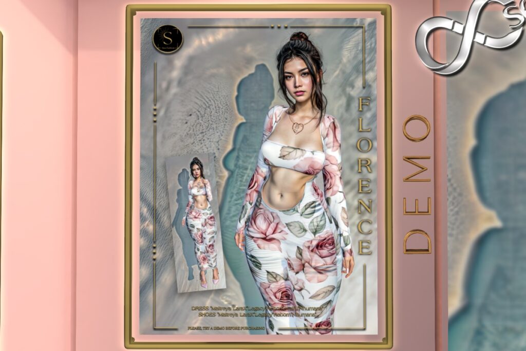 Florence Dress - Legacy/MaitreyaX/Nhumana/Reborn/+mods, L$199 each/L$1399 FP