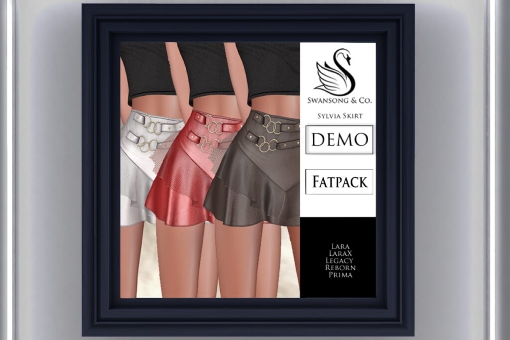Sylvia Skirt - Legacy/Maitreya/Prima/Reborn/+mods, L$269 each/L$969 FP