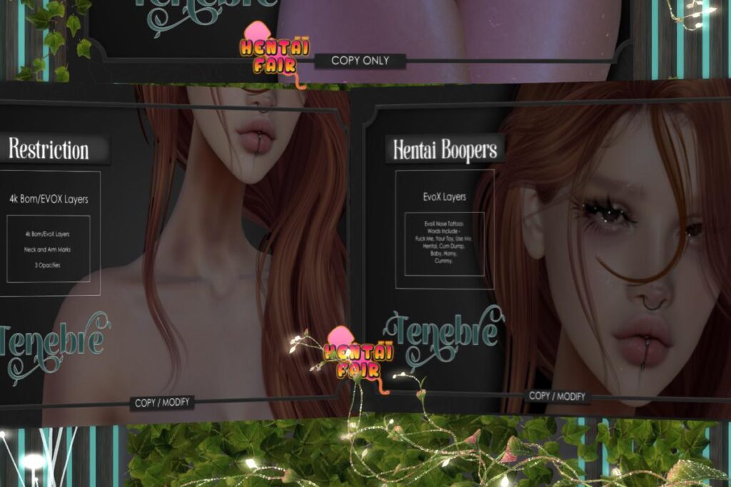 Restriction Neck &amp; Arm Marks - Evo X, L$229 | Hentai Boopers - Evo X, L$150