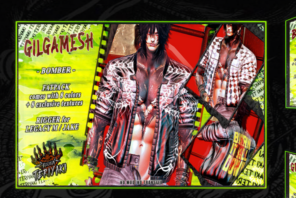 Gilgamesh Bomber - Jake/Legacy, L$399 each/L$999 FP