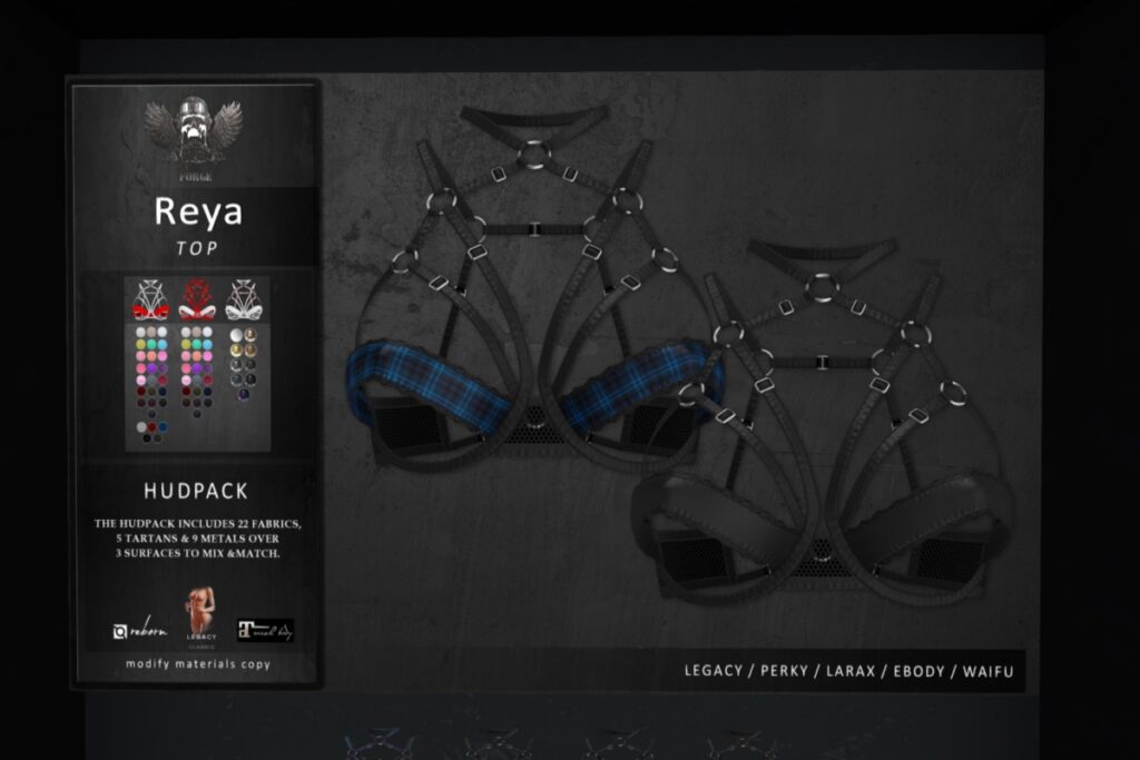 Reya Top - Legacy/MaitreyaX/Reborn/+mods, L$269 each/L$1299 FP