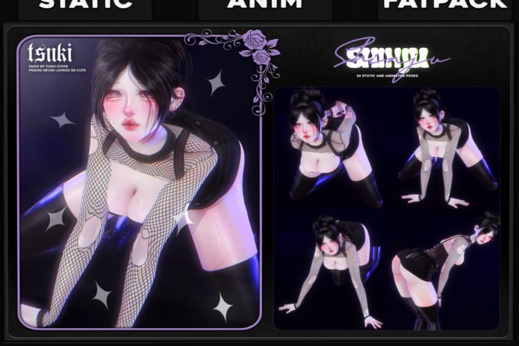 Shinju Poses, L$249-L$299 each/L$349 FP