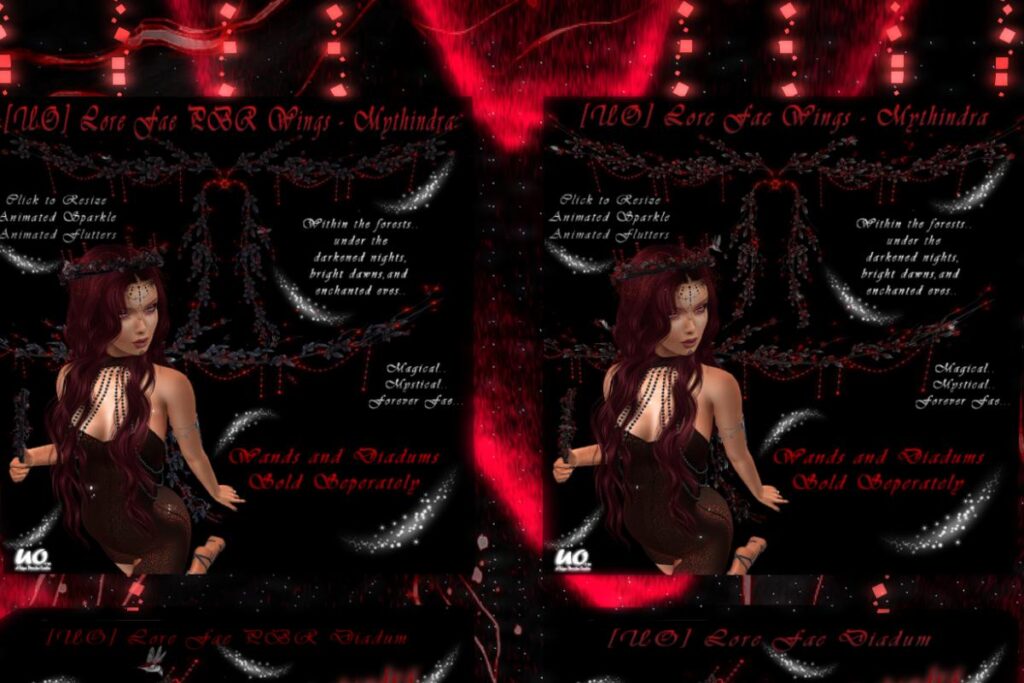 Mythindra Lore Fae Wings, L$200 each