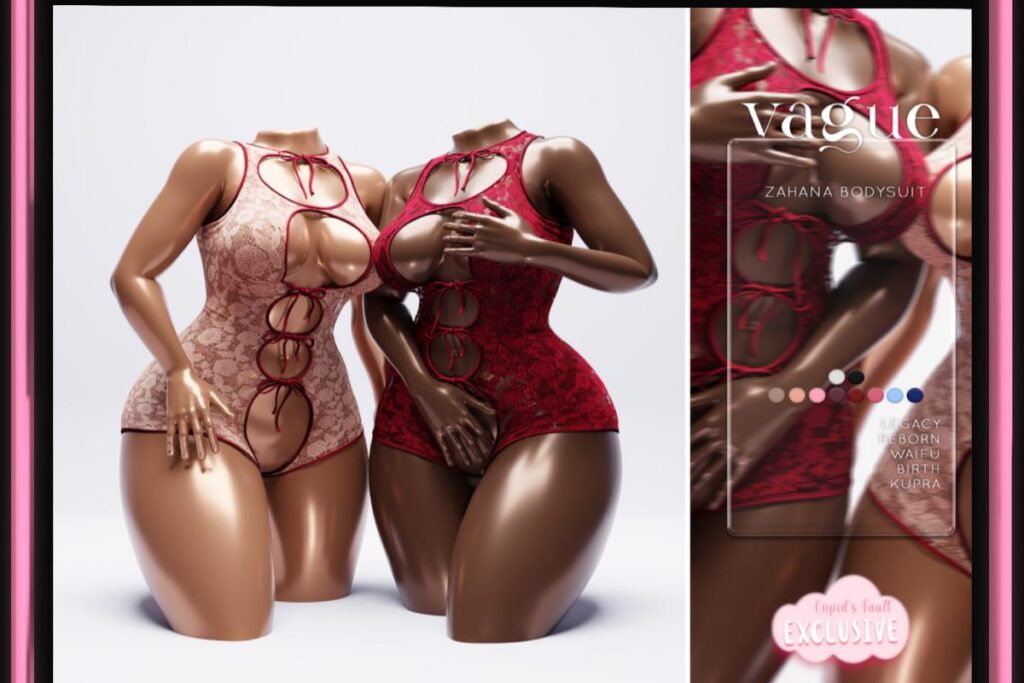 Zahana Bodysuit - Inithium/Legacy/MaitreyaX/Reborn/+mods, L$299 each/L$1999 FP