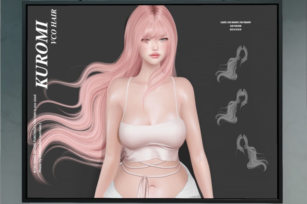 Kuromi Hair, L$449