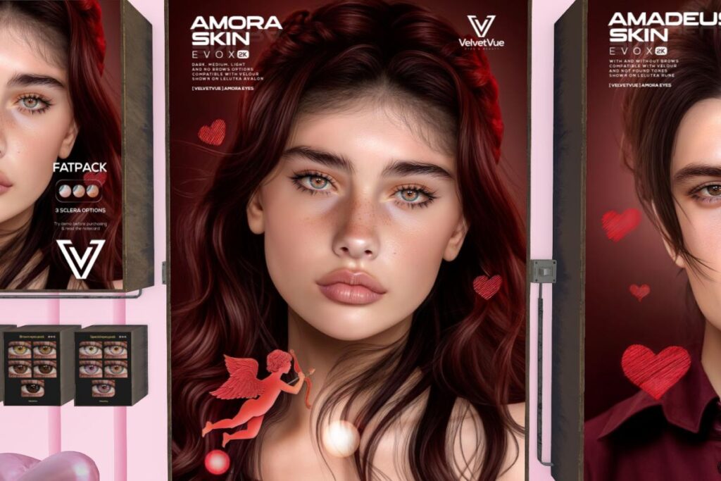 Amora Skin - EvoX, L$699 each/L$2790 FP