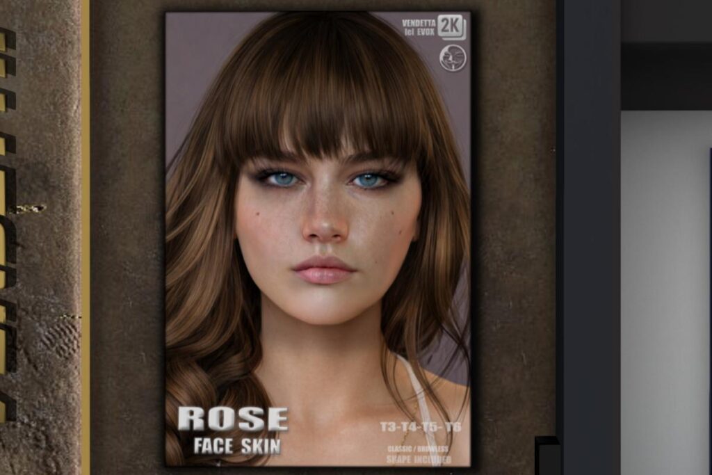 Rose Skin &amp; Shape Included -EvoX, L$590 each/L$1625 FP