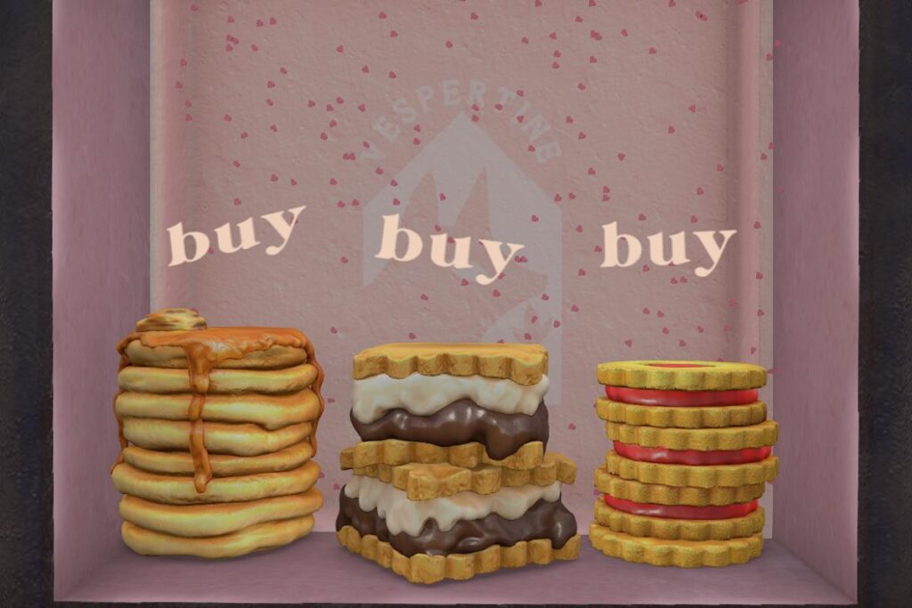 Love At First Bite Side Tables, L$110 each