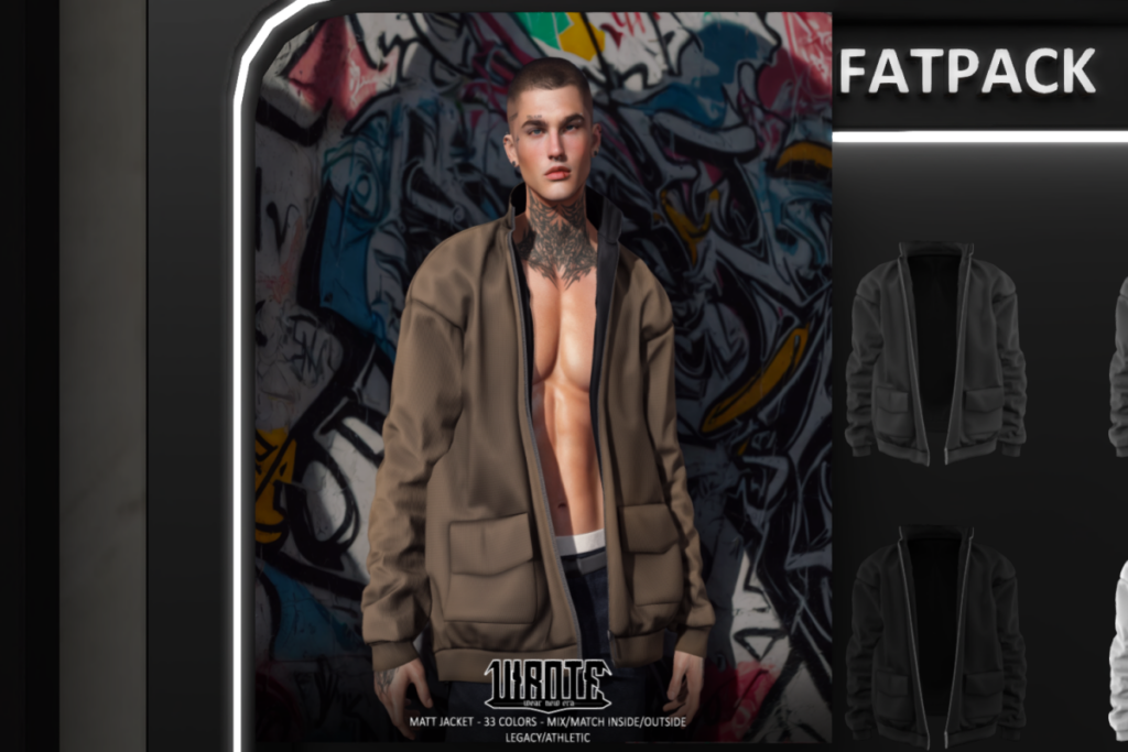 Matt Jacket - Legacy/+mods, L$389 each/L$889 FP