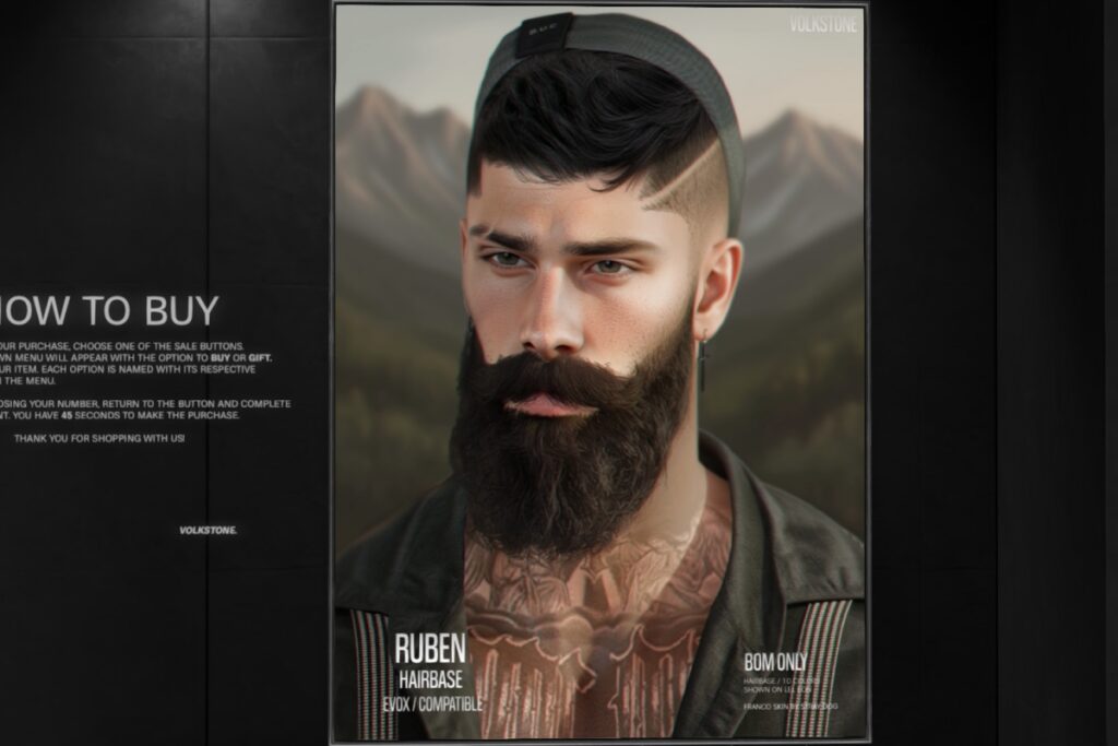 Ruben Hairbase - BOM/EvoX, L$190/L$599 FP