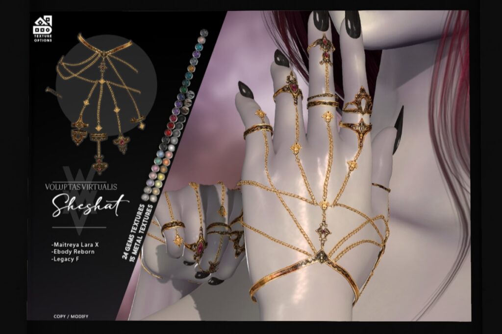 Sheshat Bracelets - Legacy/MaitreyaX/Reborn, L$340