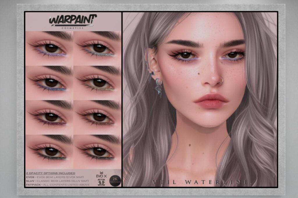 Veil Waterline - Bom/Evo X, L$240 each/L$420 FP