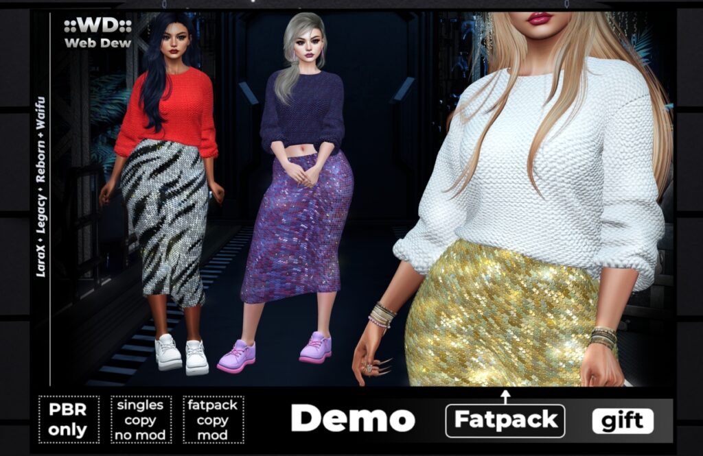 Judy Outfit - Legacy/MaitreyaX/Reborn/+mods, L$175-L$275 each/L$575-L$1375 each FP/L$2250 MP