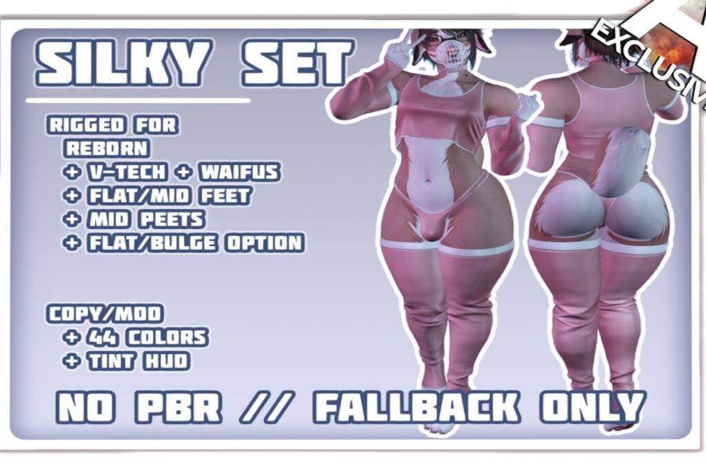 Silky Set - Reborn/+mods, L$1000
