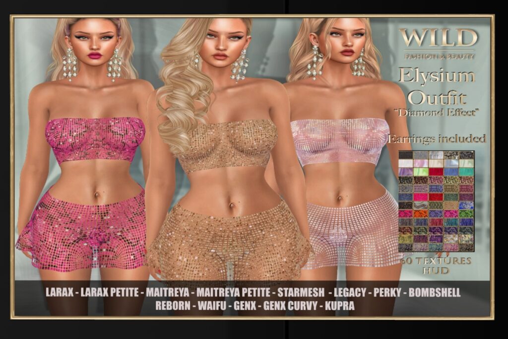 Elysium OUtfit - GenX/Inithium/Legacy/Maitreya/Reborn/Star/+mods, L$299