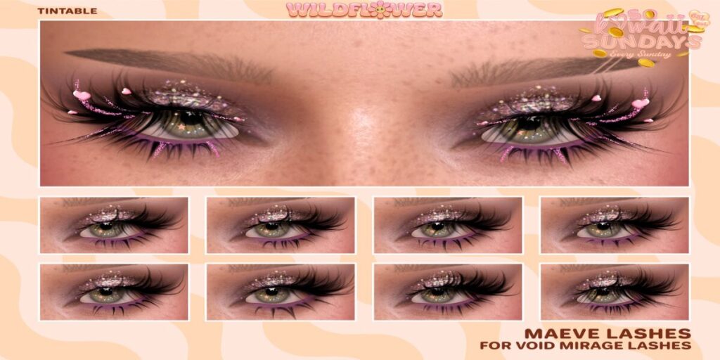Maeve Lashes - Void Mirage	<a href="https://maps.secondlife.com/secondlife/Silverblade%20Shore/66/113/1001" target="_blank">Teleport</a>