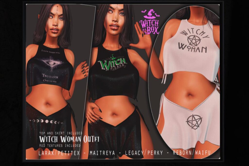 Witch Woman Outfit - Legacy/Maitreya/Reborn/+mods, L$369