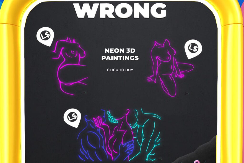 Neon 3D Paintings, L$120 each