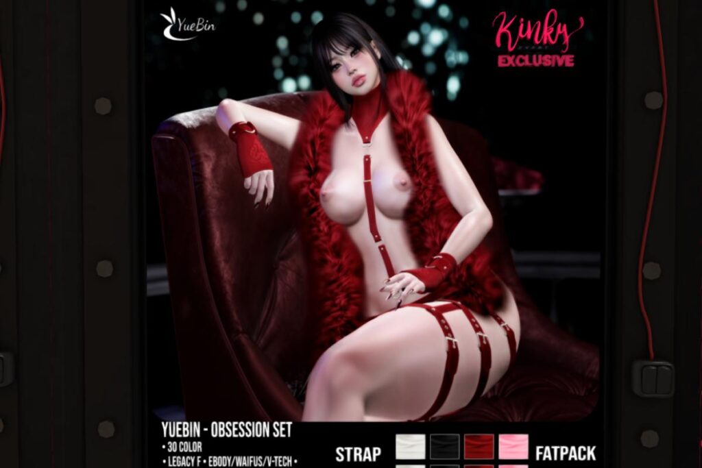 Obsession Boa and Strap - Legacy/Reborn/+mods, L$299-L$350 each/L$650-L$999 each FP