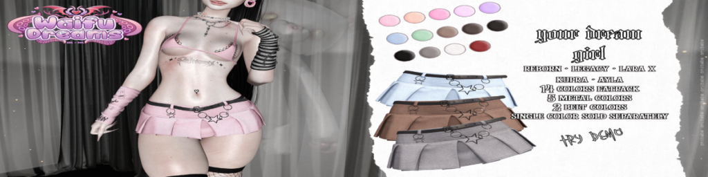 Your Dream Girl Skirt - Legacy/MaitreyaX/Reborn