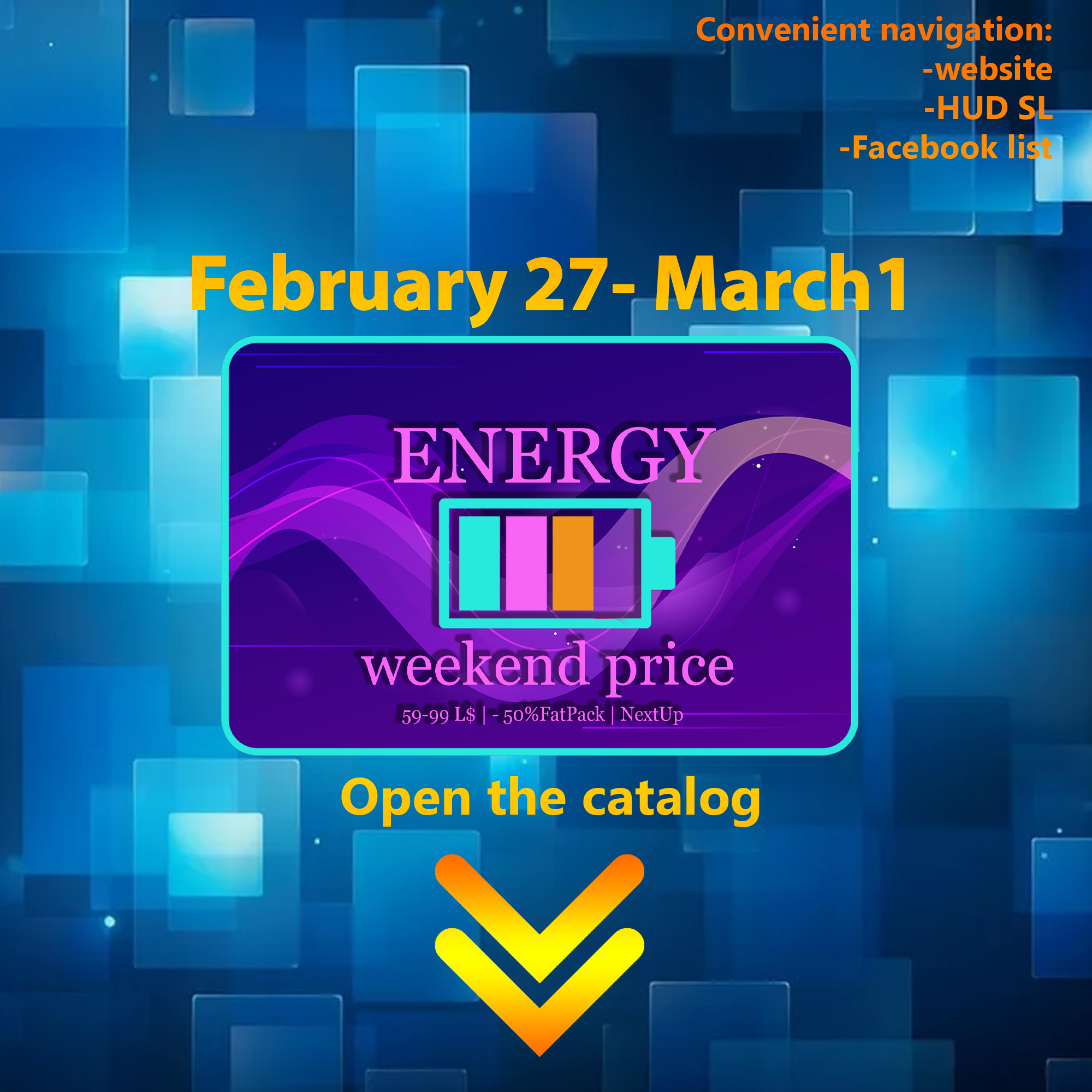 RED HOT DEALS WITH ENERGY WEEKEND PRICE
