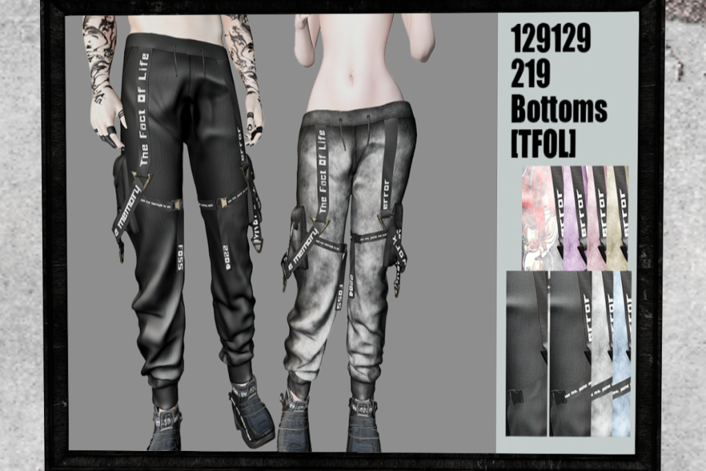 Bottoms 219 - Fits Not Listed, L$390