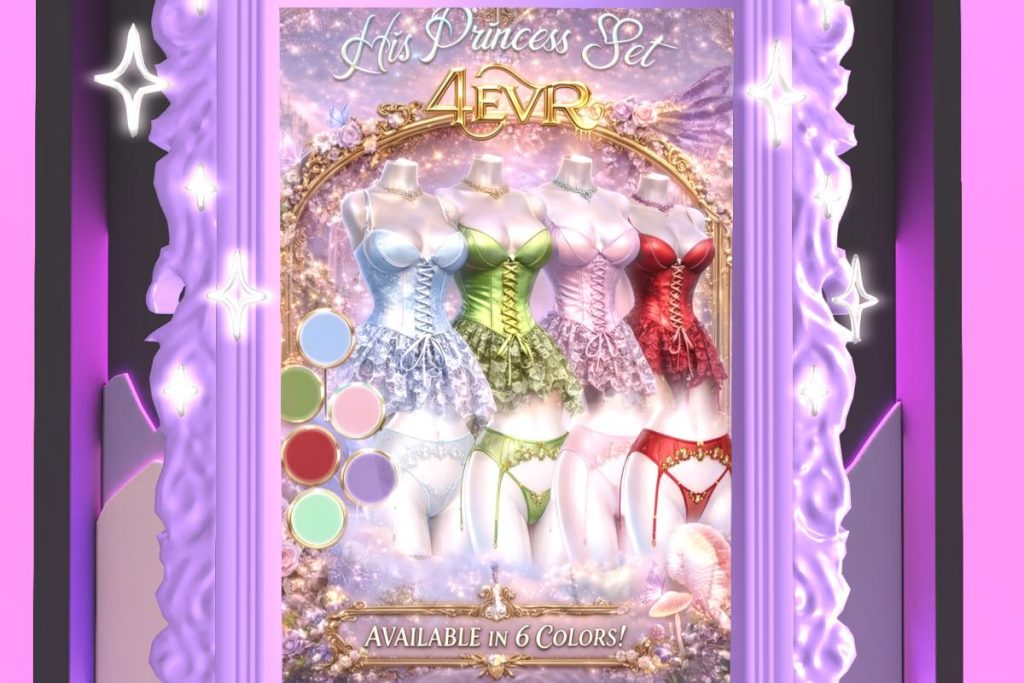 His Princess -  Inithium/Legacy/Reborn/Yentements, L$199-L$310 each/L$999 FP