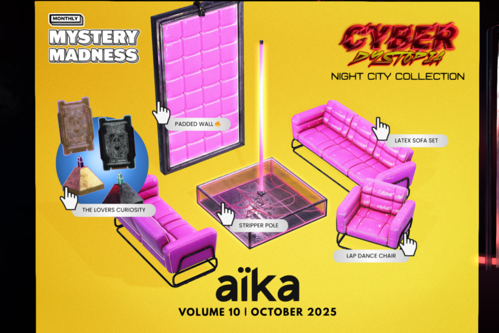 Cyber Dystopia Night City Collection, L$1599-L$2799 each FP