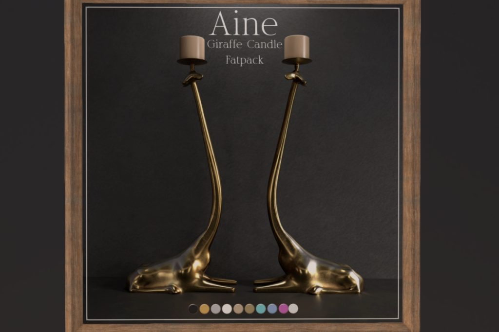 Giraffe Candle, L$299 each/L$799 FP