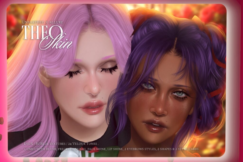 Theo Skin - EvoX, L$799 each/L$1599 FP