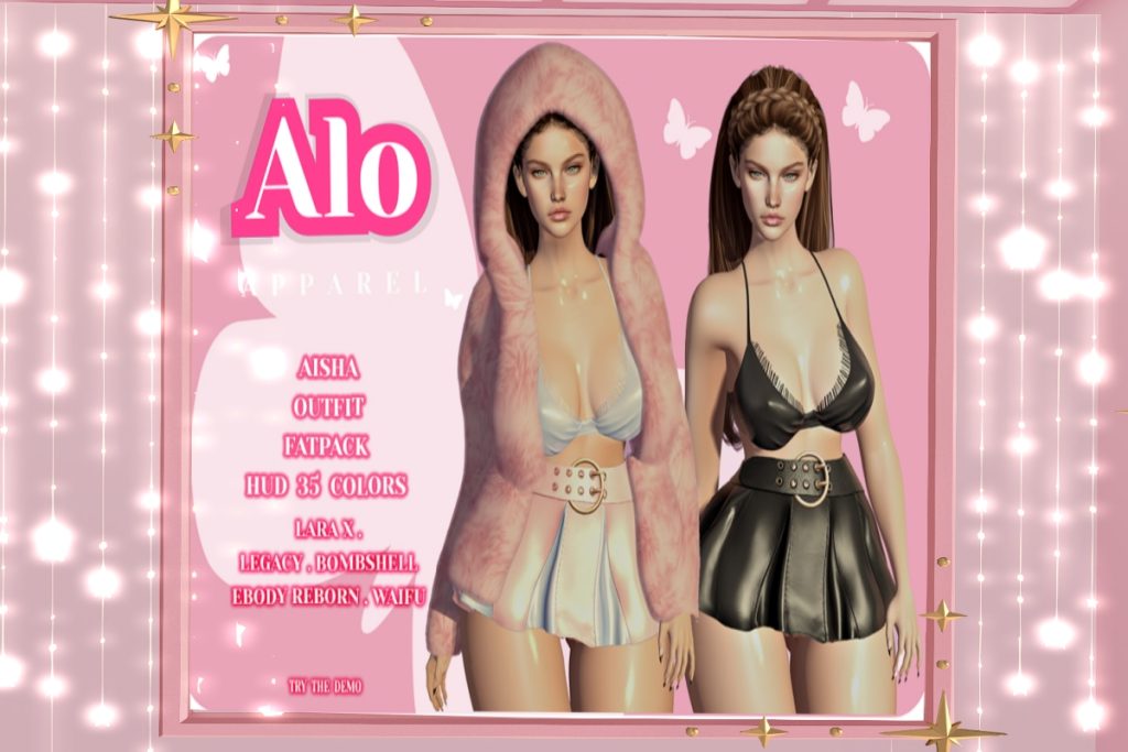 Aisha Outfit - Legacy/MaitreyaX/Reborn/+mods, L$185 each/L$555 FP