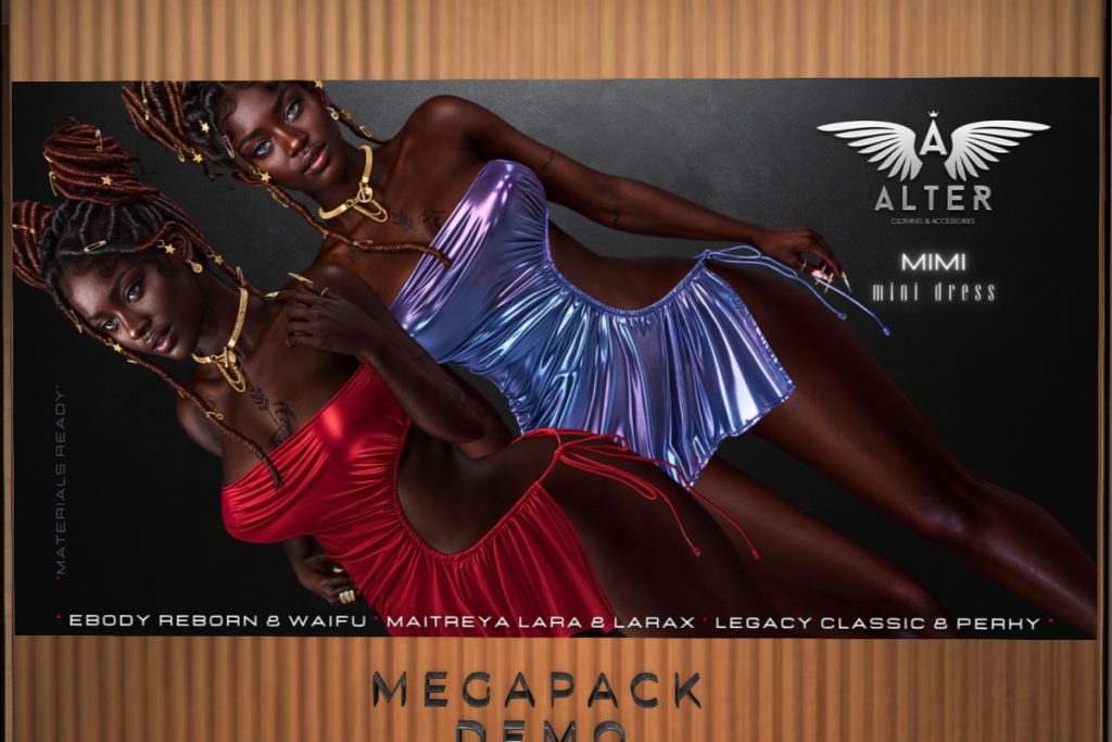 Mimi Mini Dress - Legacy/Maitreya/Reborn/+mods, L$155 each/L$555 each FP/L$955 MP