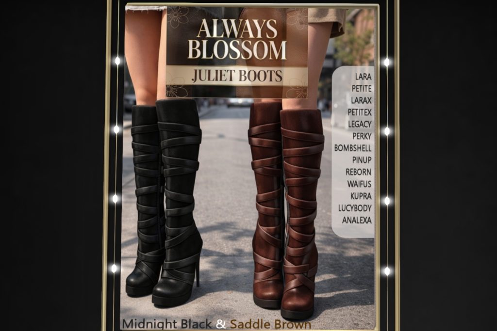 Juliet Boots - See Ad For Fits, L$249