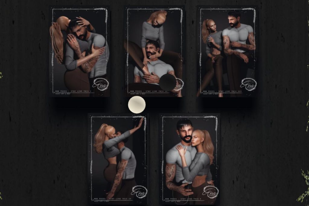 Stay Like This Poses, L$275 each/L$800 FP