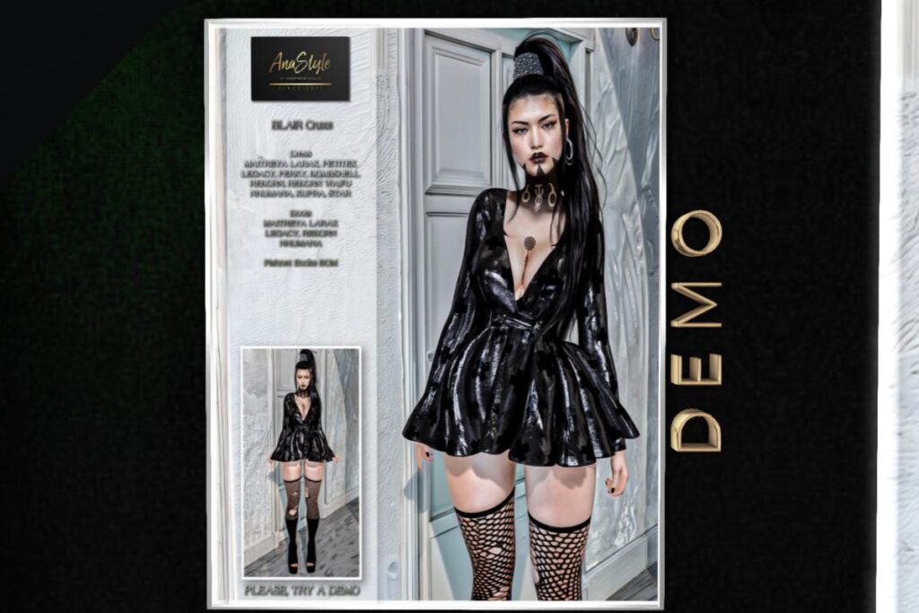 Blair Cruxs Dress - See Ad For Fits, L$150 each/L$740 FP