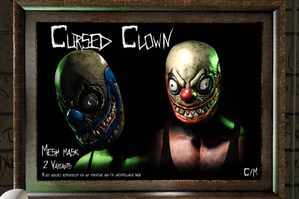Cursed Clown Mask, L$250