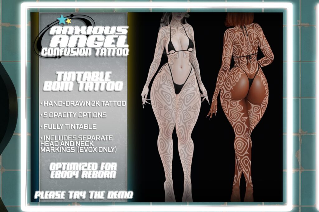 Confusion Tattoo - BOM, L$249