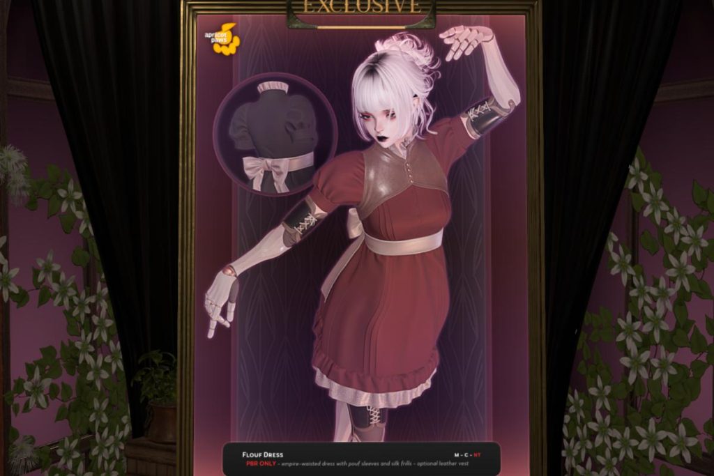 Flouf Dress - Legacy/MaitreyaX/Reborn/+mods, L$547 each/L$1297 FP