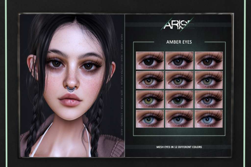 Amber Eyes - EvoX, L$249