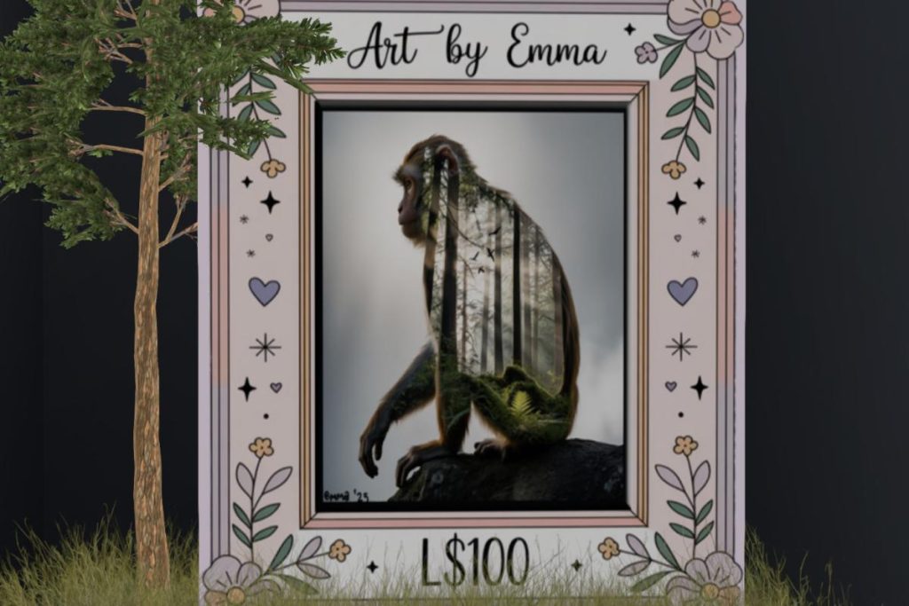 Beauty In Nature Series # 10 Monkey, L$100