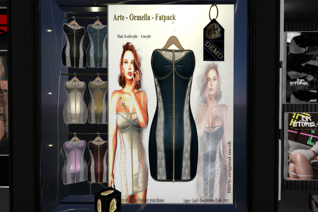 Ormella Ddress - Legacy/MaitreyaX/Reborn/+mods, L$275 each/L$990 FP