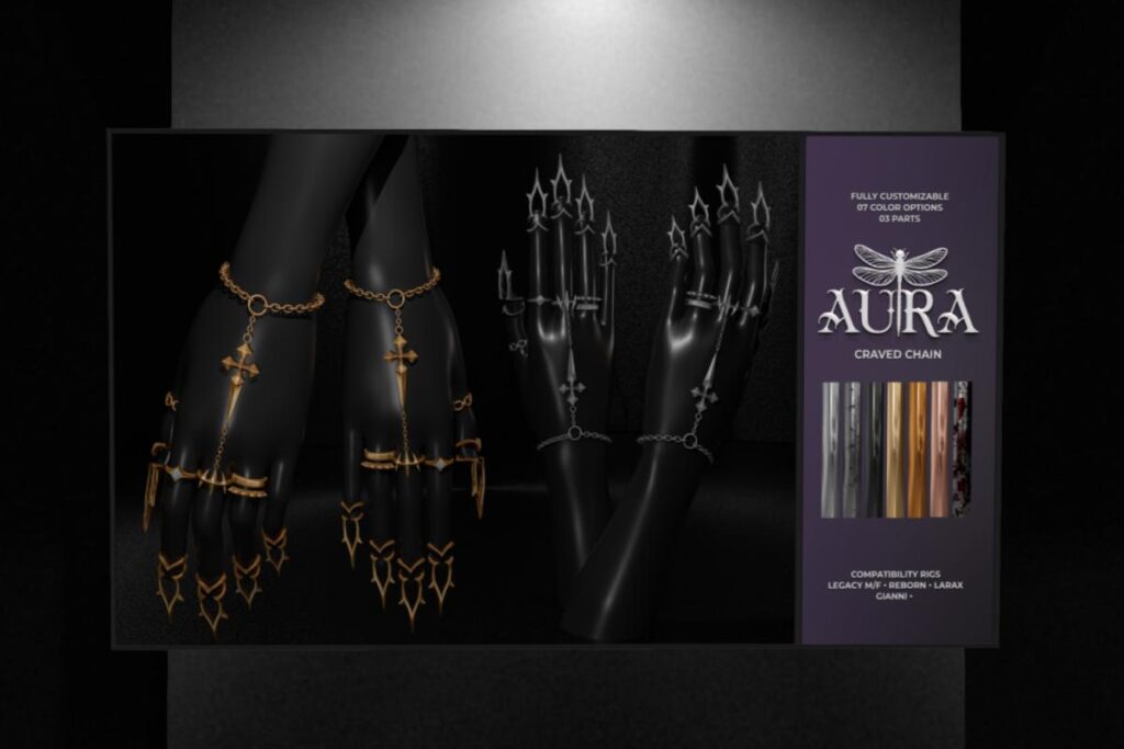 Craved Chain - Gianni/Legacy M+F/MaitreyaX/Reborn, L$280 each/L$1250 FP