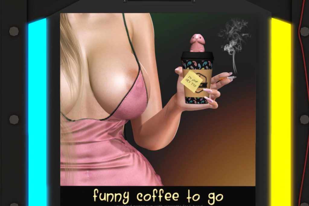 Funny Coffee To Go, L$75 per pull