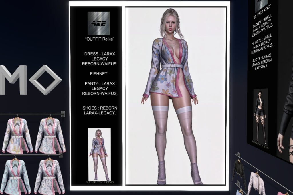 Reika Outfit - Legacy/MaitreyaX/Reborn/+mods, L$150 each