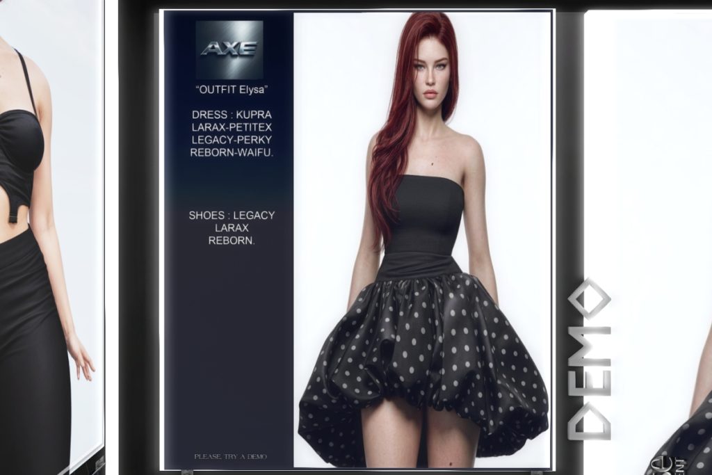 Elysa Dress - Inithium/Legacy/MaitreyaX/Reborn/+mods, L$150-L$170 each/L$799-L$899 each FP