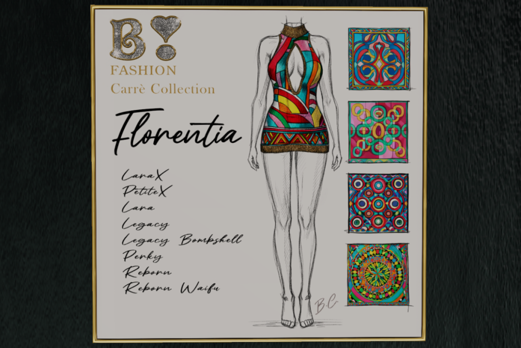 Florentia Dress - Legacy/Maitreya/Reborn/+mods, L$290 each/L$790 FP