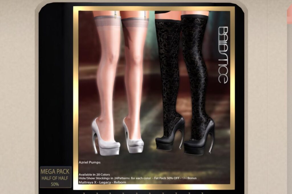 Azriel Pumps - Legacy/MaitreyaX/Reborn, L$188 each/L$1888 each FP