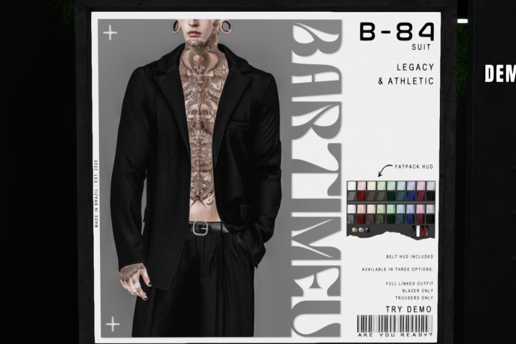 B-84 Suit - Legacy/+mods, L$320 each/L$2500 each FP/L$5000 MP