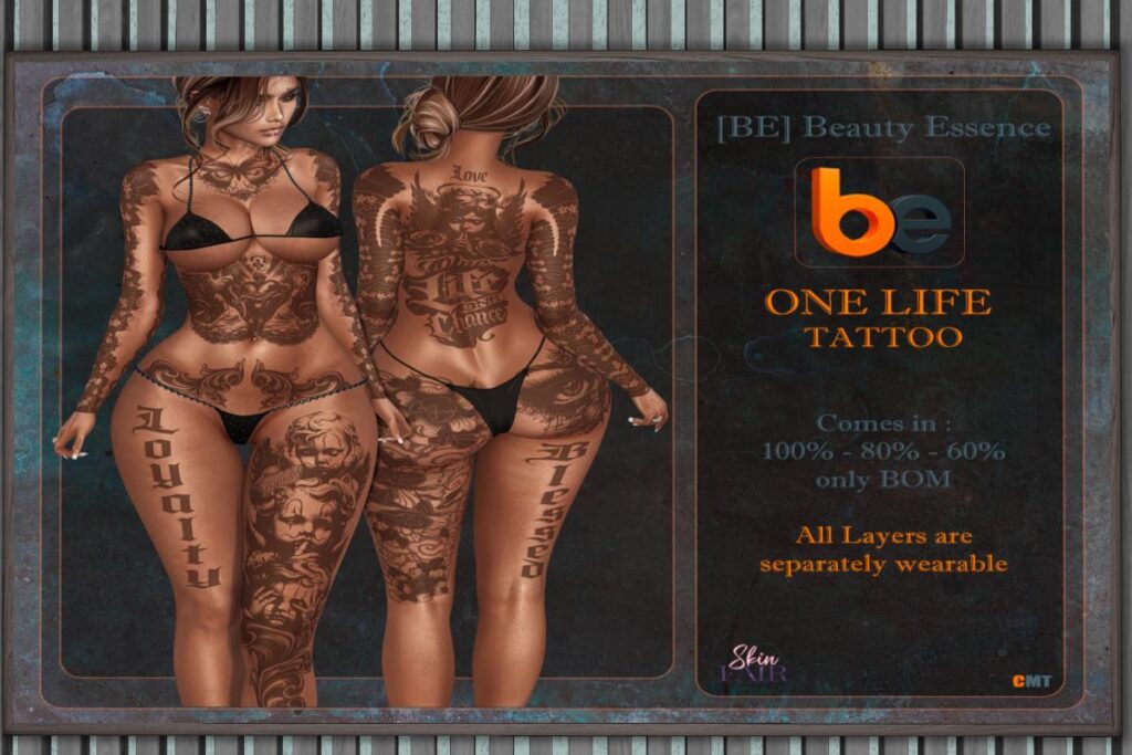 Once Life Tattoo, L$249